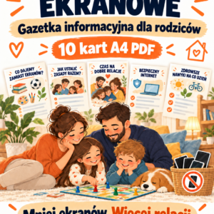DOMOWE ZASADY EKRANOWE – gazetka informacyjna dla rodziców